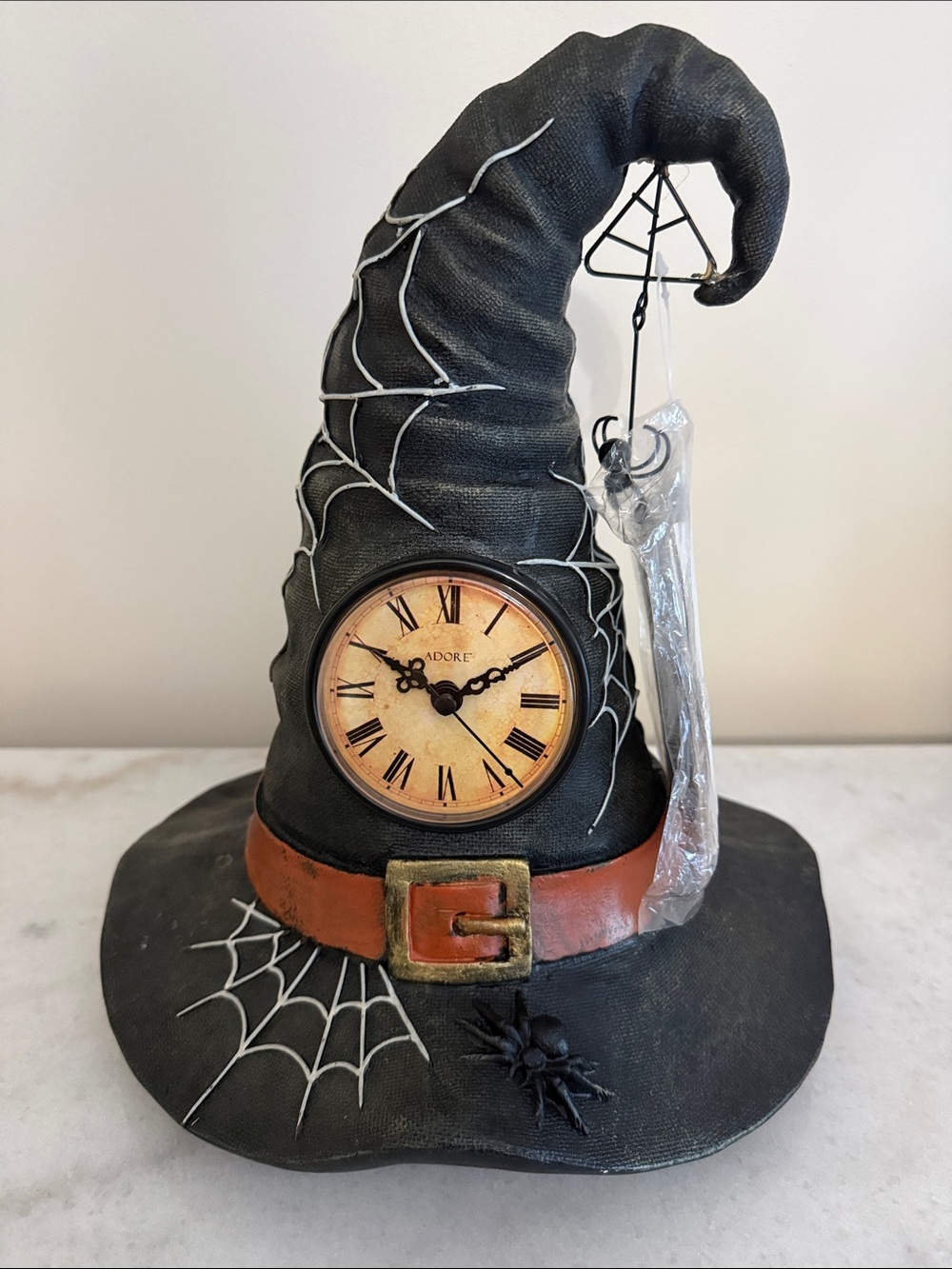 Ashland witch hat clock Halloween decoration